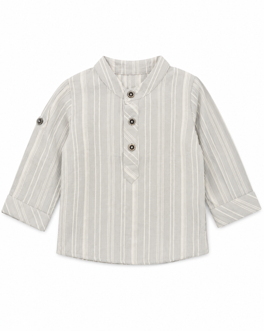 Mandarin Collar Baby Boys' Shirt