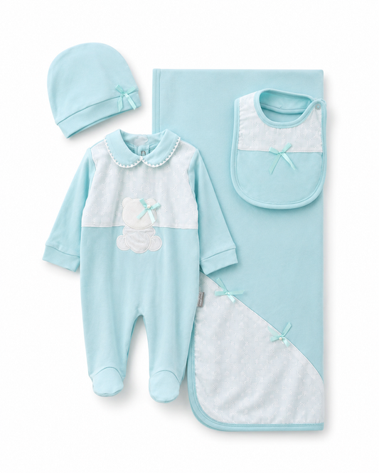 Embroidered Newborn Baby Set
