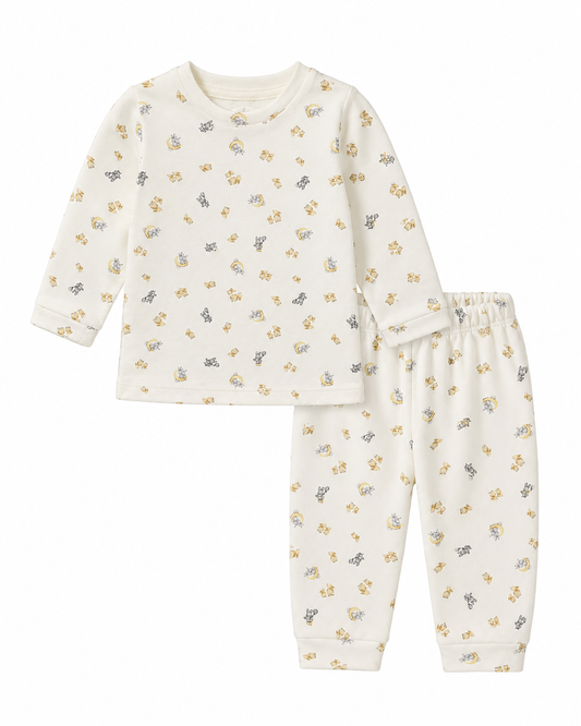 Baby Cotton Pajama Set Long Sleeve Sleepwear