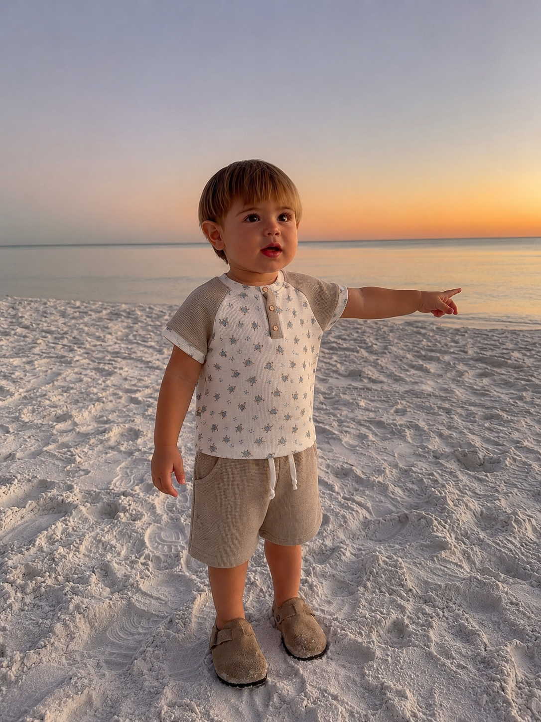 Boys’ Little Explorer Printed T-Shirt & Shorts Set