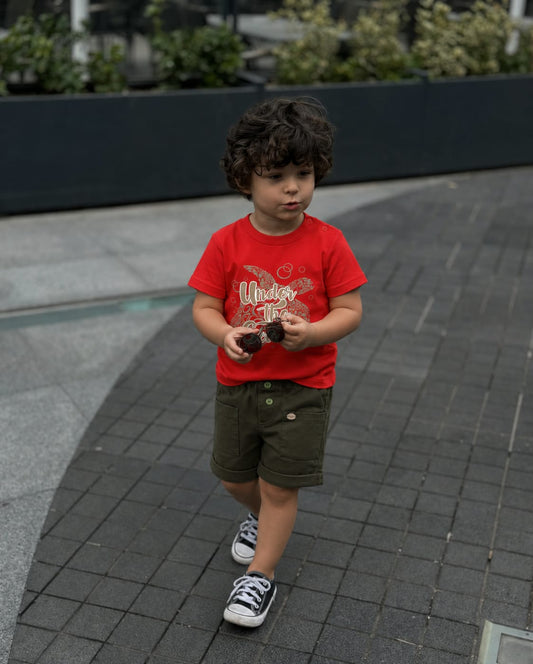Boys’ “Under the Sea” Graphic T-Shirt & Shorts 2-Piece Set