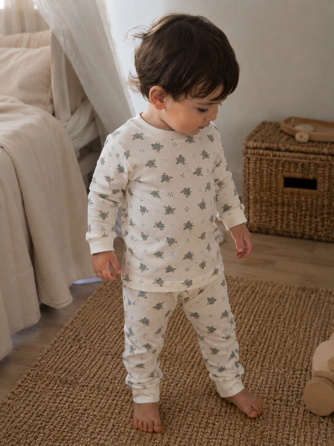 Baby Cotton Pajama Set Long Sleeve Sleepwear