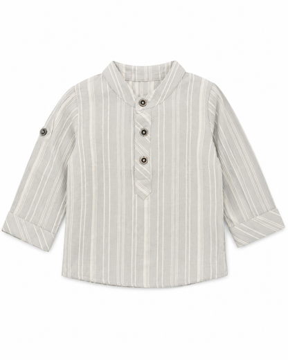 Mandarin Collar Baby Boys' Shirt