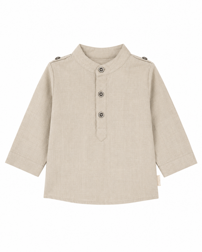 Mandarin Collar Baby Boys' Shirt
