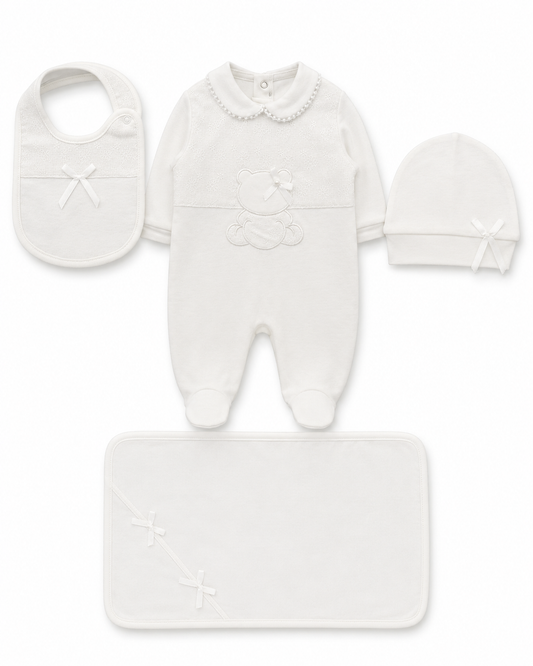 Embroidered Newborn Baby Set