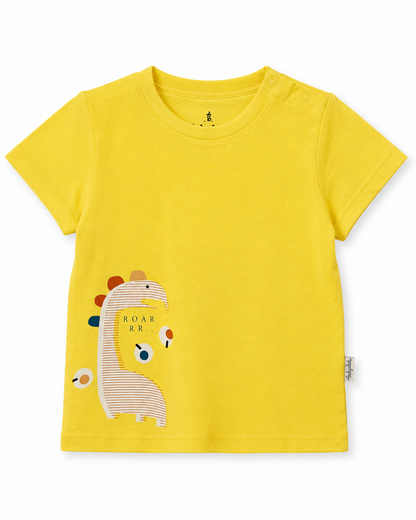 Dinosaur Print Short Sleeve Baby T-Shirt