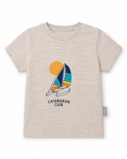 Baby Boys Catamaran Print T-Shirt