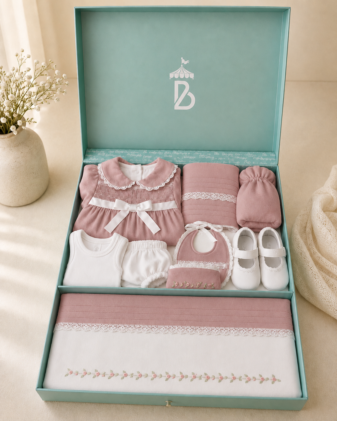 10-Piece Newborn Baby Girl Set
