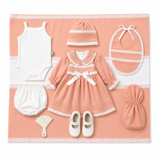 Newborn Girl Delicate Lace Box Set