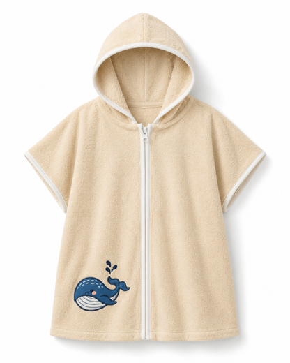 Hooded Boys Poncho