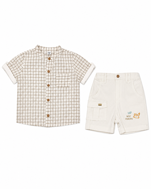 Boys' Shirt & Shorts Set