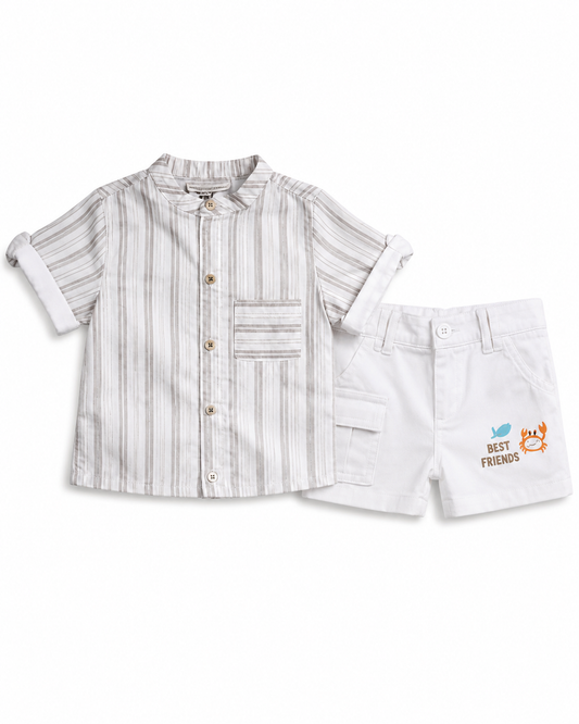 Boys' Shirt & Shorts Set