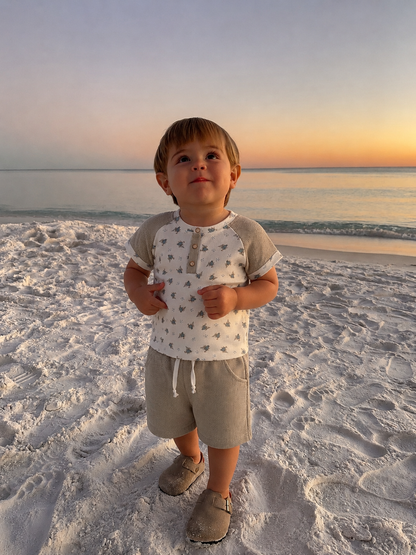 Boys’ Little Explorer Printed T-Shirt & Shorts Set