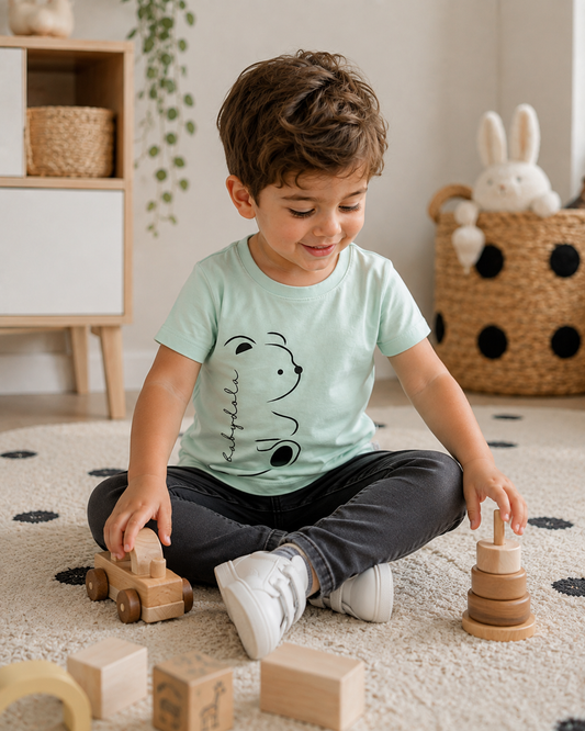Kids Printed Short Sleeve T-Shirt