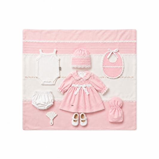 Newborn Girl Delicate Lace Box Set