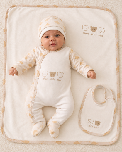 Newborn Bear Print Set